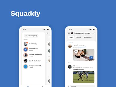 Squaddy – Fitness & social network app - Application mobile