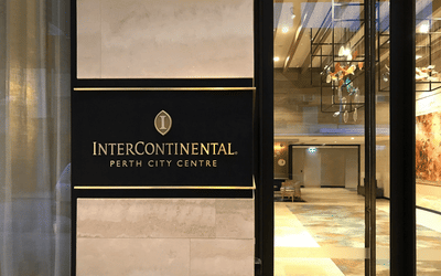 InterContinental Hotel. Signage Design - Branding & Positioning