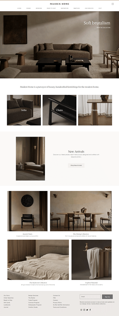 Furniture websites - E-commerce