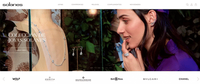 Diseño web y marketing online para Solanes Joier - Onlinewerbung