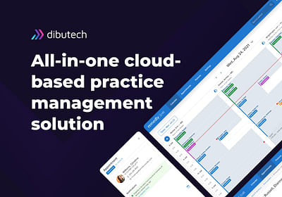 Cloud-based practice management solution - Application web