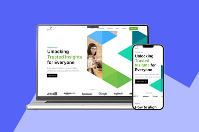 Website for Big Data company DataSight - Stratégie digitale
