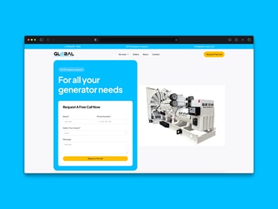 Global Power Services - Website Creatie