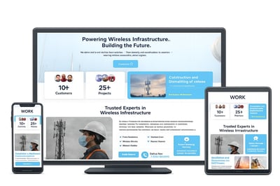 Telecommunications Website Development - Web Application
