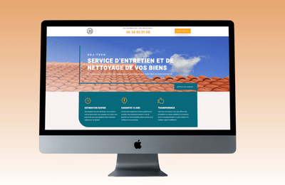 Site vitrine : entreprise de nettoyage - Website Creation