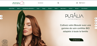Site E-commerce : Paraclic - E-commerce