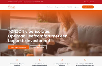 Website Warmer Wonen - Website Creatie