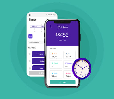 Timer Clock X – Fitness Routine Scheduler App - Mobile App