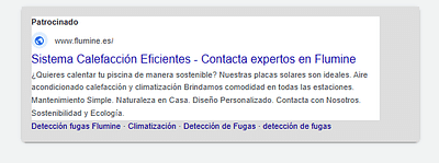 Anuncio de servicios y productos - SEO