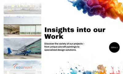 Egli Paint – aircraft painting experts - Création de site internet