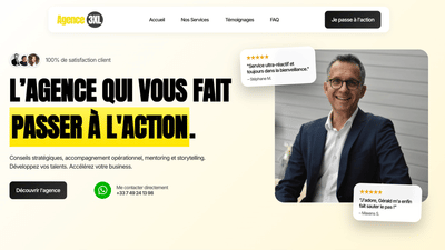 Réalisation d'un site web pour l'Agence 3XL - Website Creation