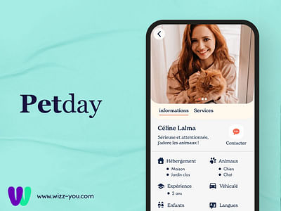 PetDay - Trouver le pet sitter idéal - Application mobile