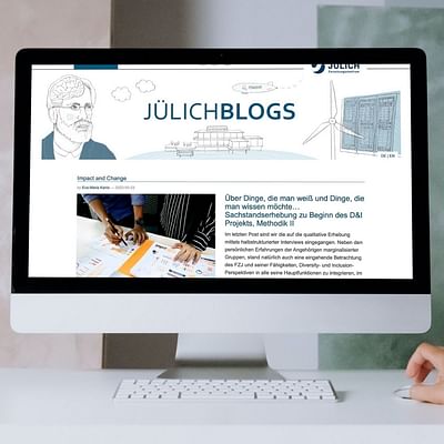 WordPress Blog: Forschungszentrum Jülich - Webseitengestaltung
