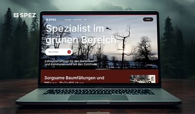 Untermenehmenswebsite - Webseitengestaltung