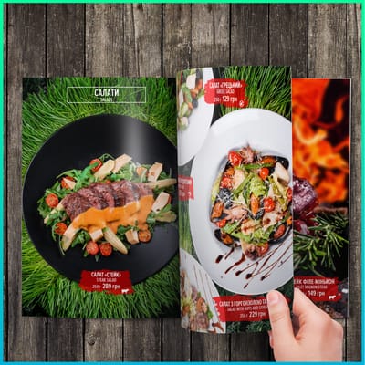 Design of food menu - Branding & Positioning