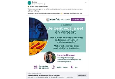 Zichtbaarheid & aankopen voor Benfida - Social media