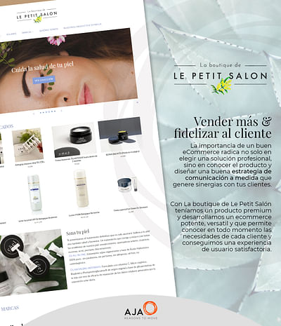 Tienda online para Le Petit Salon - Creación de Sitios Web