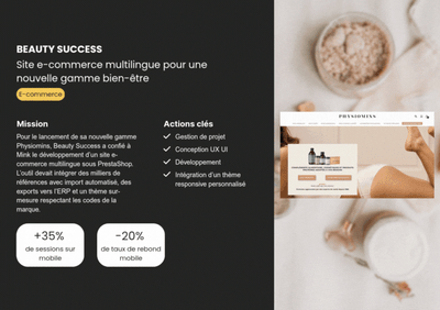 Site e-commerce pour Beauty Success - E-commerce