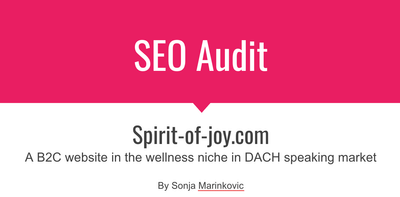 Site Audit of a Small Coaching Practice - SEO