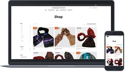 AZEZANA: Mehrsprachiger Shop - E-commerce