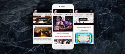 Website Thomas Sabo Ice Tigers - Ontwerp
