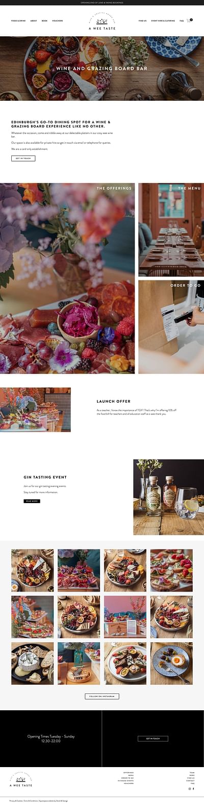 New Squarespace Website for A Wee Taste - E-commerce