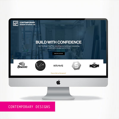 One-Page Website for Contemporary Design Studios - Webseitengestaltung