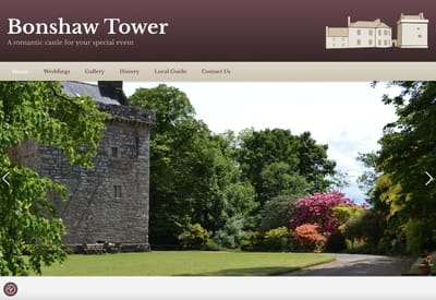 Bonshaw Tower - developing a new heritage website - Website Creation