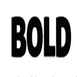 BOLD