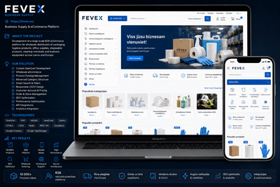 FEVEX – B2B Wholesale eCommerce Platform - E-commerce