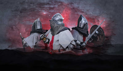 Newbery Combate Medieval | Banners impresos - Social Media