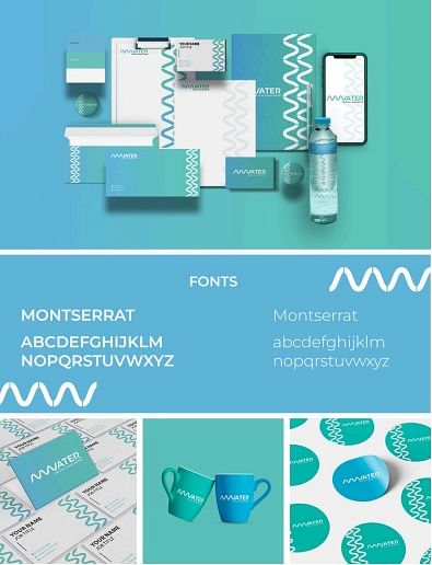 Mwater branding identity - Advertising