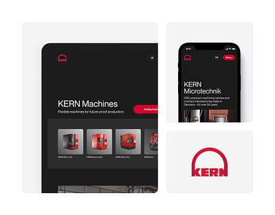 Kern Microtechnik – Website Relaunch - Ergonomia (UX/UI)