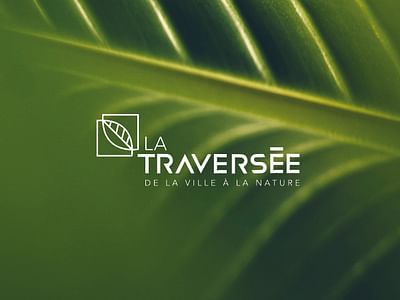 Conception de l’identité du bâtiment La Traversée - Identité Graphique
