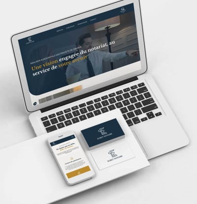 Refonte site web & branding pour Maître Egret notaire - Website Creation