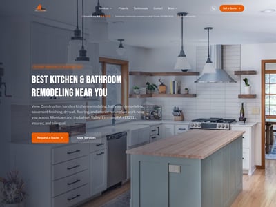 New website and SEO for a Lehigh Valley remodeler - Référencement naturel