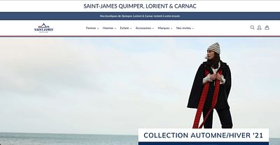 mon pull breton / Saint James - Publicité en ligne