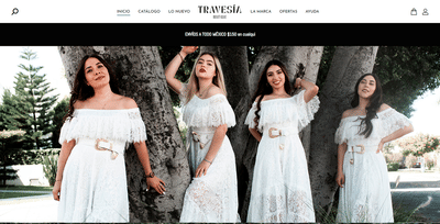 Travesia Boutique - Webseitengestaltung
