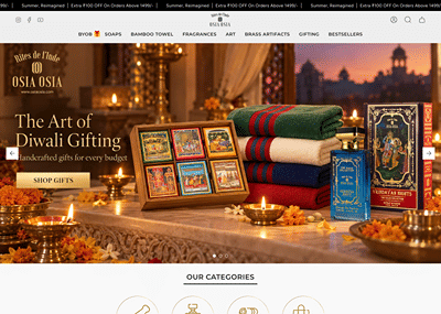 Osia Osia: BYOB, seasonal campaigns and PDP upgrades on Shopify - E-Commerce