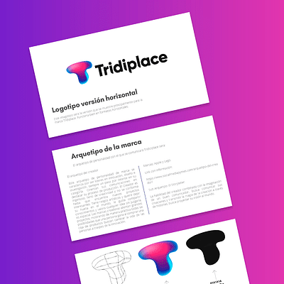 Naming e identidad visual: Tridiplace - Branding & Positionering