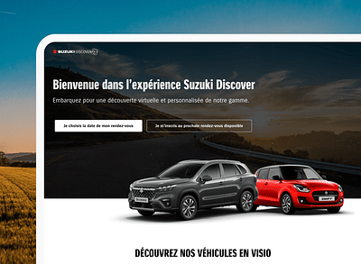 Suzuki - Bienvenue dans l’expérience Discover - Web Application