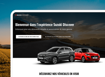 Suzuki - Bienvenue dans l’expérience Discover - Application web