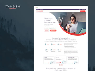 Kompass International: desarrollo web a medida - Website Creation