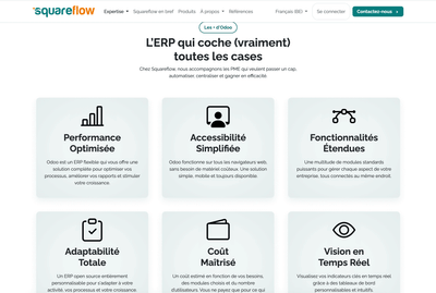 Site vitrine | SQUAREFLOW - Référencement naturel