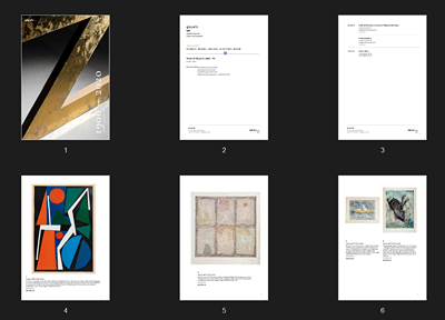 Giquello : catalogues de vente générés en InDesign depuis un Sheet - Software Development
