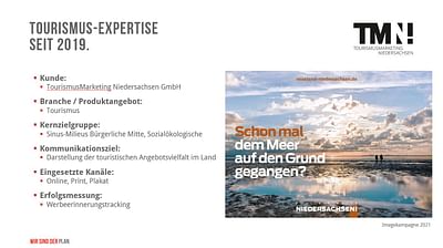 Tourismusmarketing Niedersachsen! - Werbung