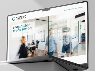 ConPro Innenausbau Markendesign - Website Creation