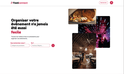 Festiconnect - Création de site internet