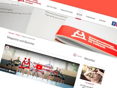 Website Relaunch Sparkassenstiftung - Website Creatie