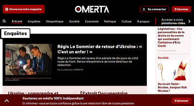 Omerta - Application mobile